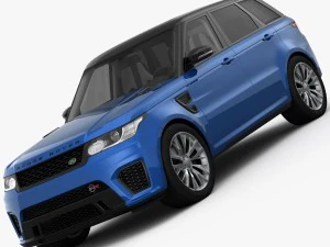 range rover sport svr 2015 3D Model