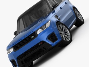 range rover sport svr 2015 3D 模型
