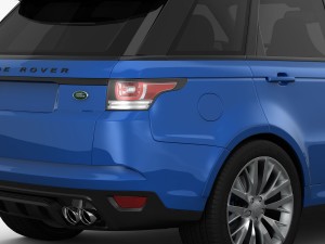 range rover sport svr 2015 3D 模型