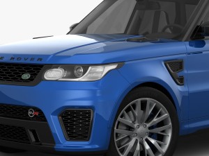 range rover sport svr 2015 3D 模型