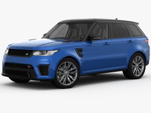 range rover sport svr 2015 3D 模型