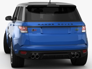 range rover sport svr 2015 3D 模型