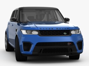 range rover sport svr 2015 3D 模型