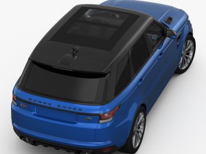 range rover sport svr 2015 3D 模型