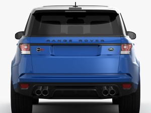 range rover sport svr 2015 3D 模型