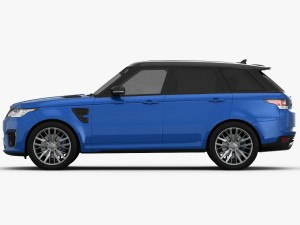 range rover sport svr 2015 3D 模型