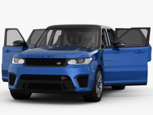 range rover sport svr 2015 3D 模型