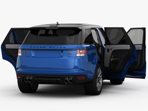 range rover sport svr 2015 3D 模型