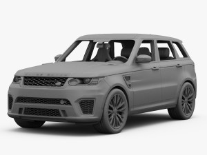 range rover sport svr 2015 3D 模型