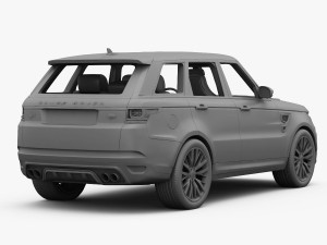 range rover sport svr 2015 3D 模型