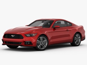 ford mustang 2015 detailed interior 3D Model