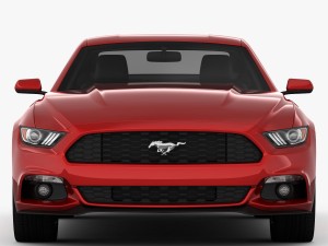 ford mustang 2015 detailed interior 3D Model