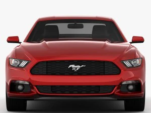 ford mustang 2015 detailed interior 3D Model