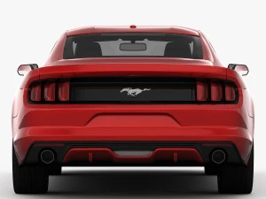 ford mustang 2015 detailed interior 3D Model