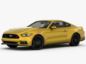 ford mustang gt 2015 detailed interior 3D Model