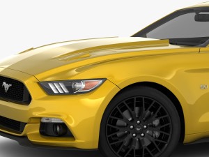 ford mustang gt 2015 detailed interior 3D Model