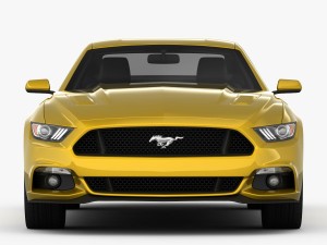 ford mustang gt 2015 detailed interior 3D Model