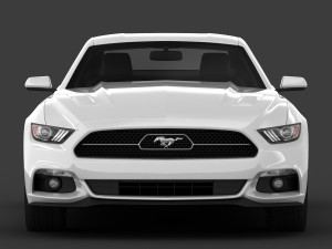 ford mustang 50 year limited edition detailed interior Modèle 3D