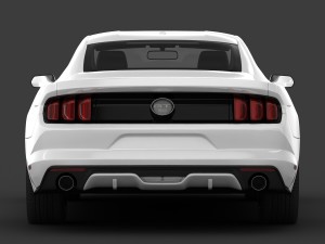 ford mustang 50 year limited edition detailed interior Modèle 3D