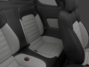 ford mustang 50 year limited edition detailed interior Modèle 3D