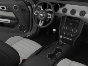 ford mustang 50 year limited edition detailed interior Modèle 3D