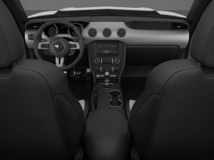 ford mustang 50 year limited edition detailed interior Modèle 3D