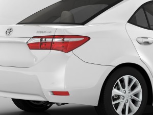 toyota corolla e170 active 2014 detailed interior Model 3D