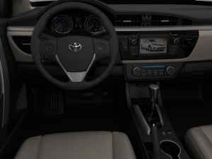 toyota corolla e170 active 2014 detailed interior Model 3D