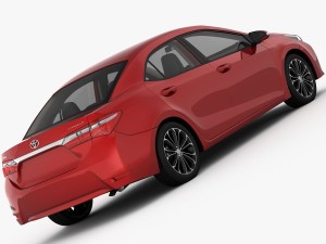 toyota corolla e170 live 2014 detailed interior Modello 3D