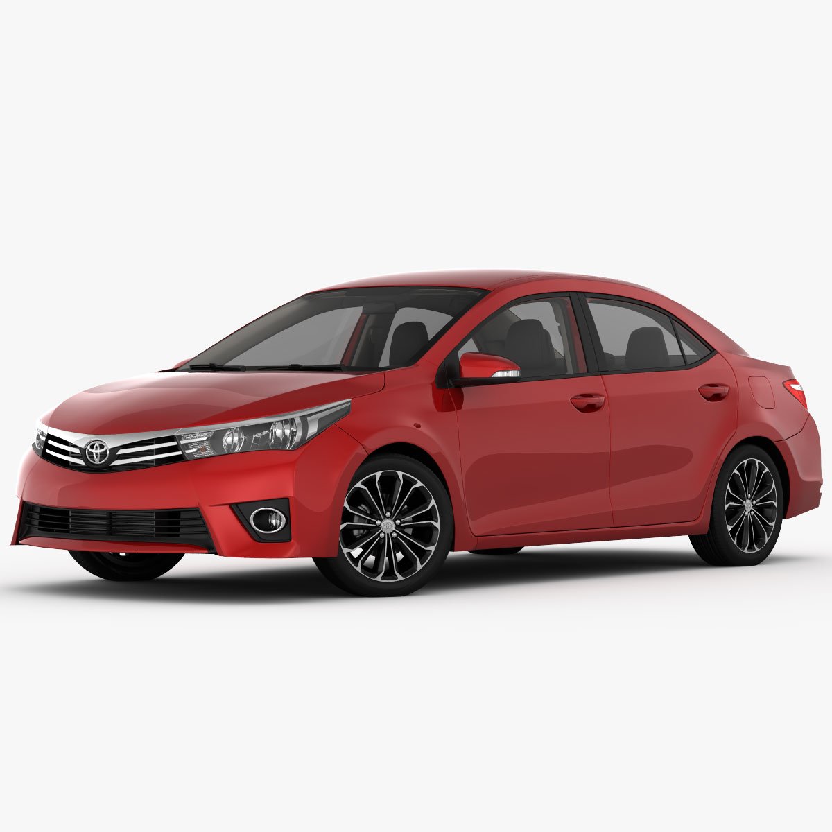 Toyota Corolla E170 Live 2014 Detailed Interior 3D Модель In Седан.