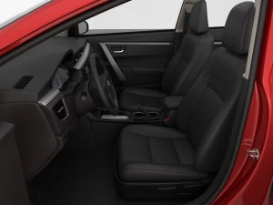 toyota corolla e170 live 2014 detailed interior 3D Model