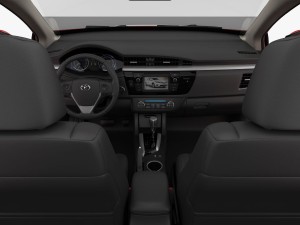 toyota corolla e170 live 2014 detailed interior Modello 3D