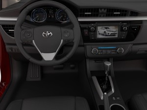 toyota corolla e170 live 2014 detailed interior Modello 3D