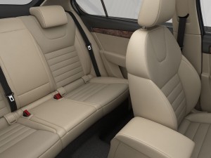 skoda octavia 2014 detailed interior 3D Модель