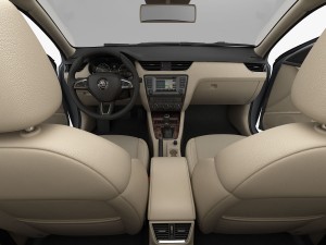 skoda octavia 2014 detailed interior 3D Модель