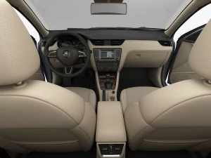 skoda octavia 2014 detailed interior 3D Model