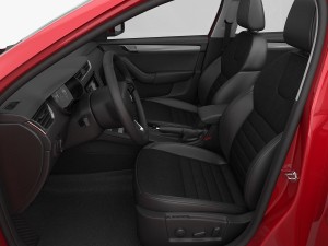 skoda octavia combi 2014 detailed interior 3D Модель