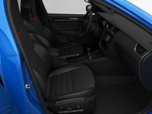 skoda octavia rs 2014 detailed interior 3D Model