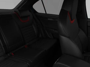 skoda octavia rs 2014 detailed interior 3D Model
