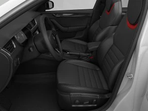skoda octavia combi rs 2014 detailed interior 3D Model