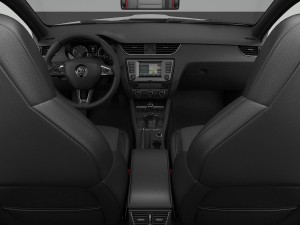 skoda octavia combi rs 2014 detailed interior Modelo 3D