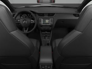 skoda octavia combi rs 2014 detailed interior 3D Model