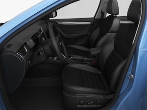 skoda octavia scout 2015 detailed interior Model 3D