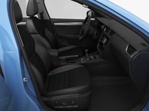 skoda octavia scout 2015 detailed interior Model 3D