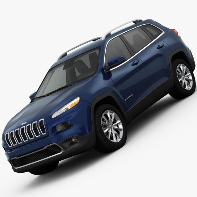 jeep cherokee limited 2014 detailed interior Modèle 3D .c4d .max .obj .3ds .fbx .stl .blend 