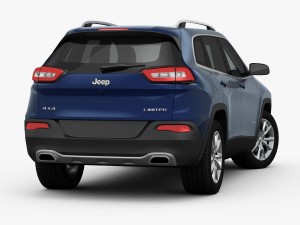 jeep cherokee limited 2014 detailed interior Modèle 3D