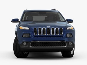 jeep cherokee limited 2014 detailed interior Modèle 3D