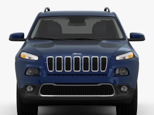 jeep cherokee limited 2014 detailed interior Modèle 3D