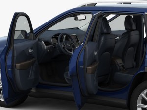 jeep cherokee limited 2014 detailed interior Modèle 3D
