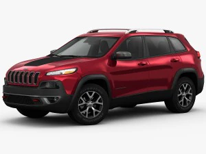jeep cherokee trailhawk 2014 detailed interior 3D Model